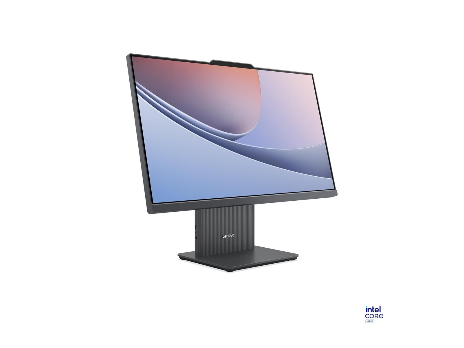LENOVO IdeaCentre vse-v-enem naprava z Intel Core Ultra 7 256V, 23,8-palčnim Full HD (FHD) zaslonom, 16 GB RAM, 512 GB SSD, integrirano grafiko (UMA) in Windows 11 Home, barva Luna Grey, 2-letna garancija.