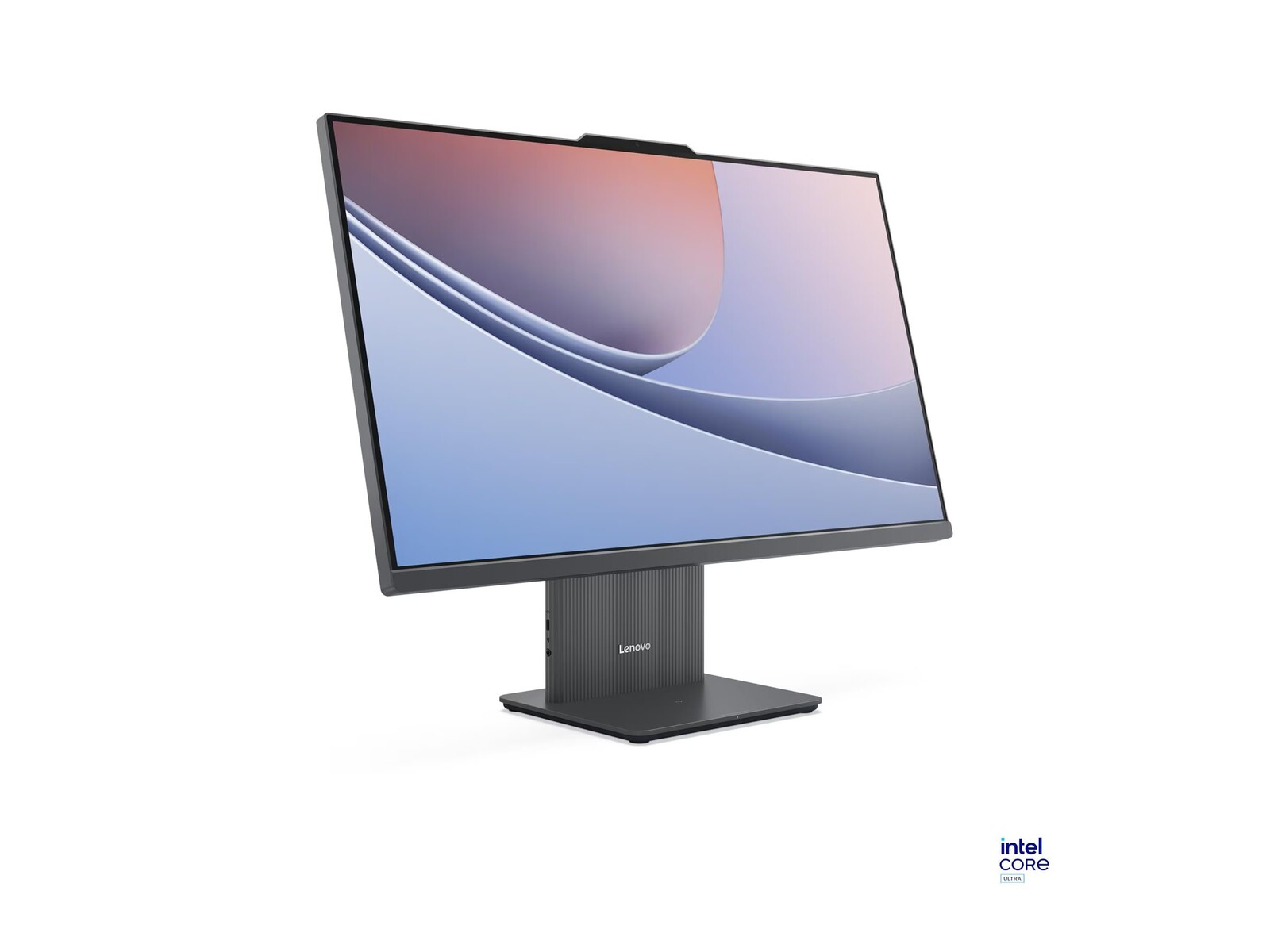 LENOVO IdeaCentre vse-v-enem naprava Intel Core Ultra 7 256V, 27-palčni FHD zaslon, 16 GB RAM, 512 GB SSD, integrirana grafika (UMA), Windows 11 Home, Luna Grey, 2-letna garancija
