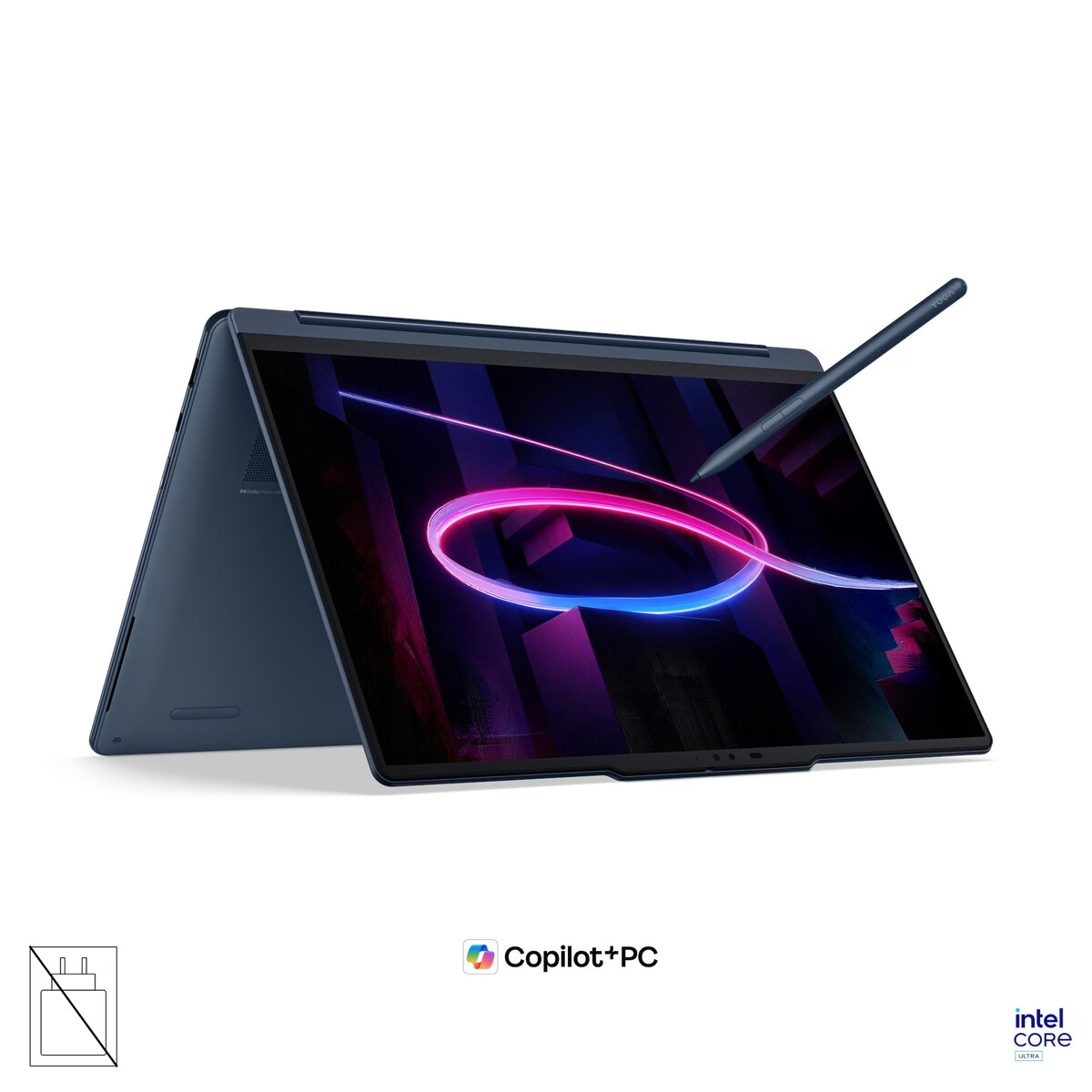 LENOVO Yoga 9 2-v-1 prenosnik Intel Core Ultra 7 355, 14" 2.8K OLED, 32 GB, 1 TB, UMA, Windows 11 Home, Cosmic Blue, 3 leta garancije, brez napajalnika
