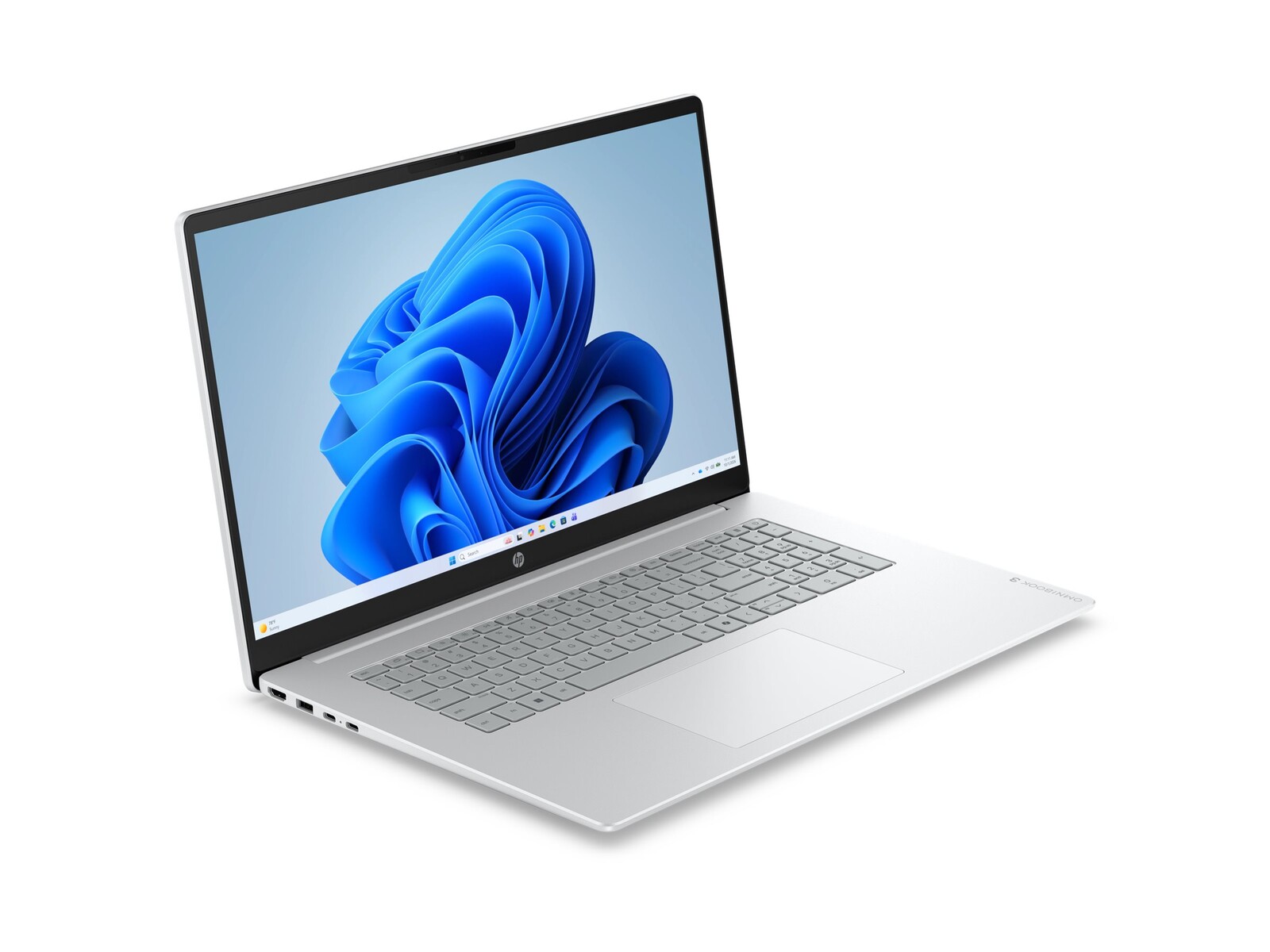 HP OmniBook 3 17-dp0016nmx prenosnik z AMD Ryzen 5 40, 17,3-palčnim FHD zaslonom, 16 GB LPDDR5 RAM, 512 GB PCIe, AMD Radeon 610M, W11H, Glacier Silver