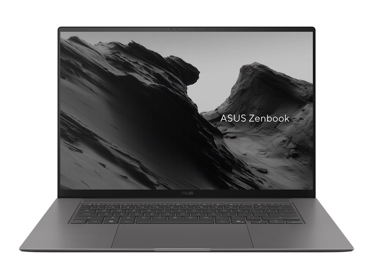 ASUS Zenbook S16 UM5606GA-SR391X: prenosnik z AMD Ryzen AI 9 465, 16-palčnim WQXGA+ OLED zaslonom, 32 GB LPDDR5X pomnilnika, 2 TB PCIe SSD in Windows 11 Pro; barva: siva, 2-letna garancija, brez napajalnika.