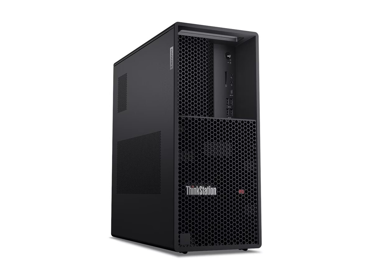 LENOVO ThinkStation P3 G2 Tower, Intel Core Ultra 7 265, 32 GB RAM, 1 TB SSD, NVIDIA RTX A1000, Windows 11 Pro (W11P), črna, 3 leta garancije