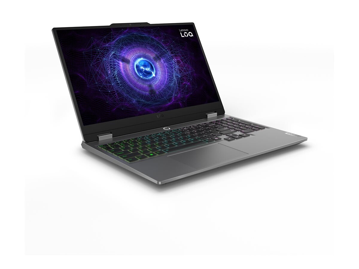 LENOVO LOQ 15IAX9 prenosnik, Intel Core i7-13650HX, 15,6" FHD, 32 GB RAM, 512 GB, NVIDIA GeForce RTX 4050, DOS, Eclipse Black, 2-letna garancija