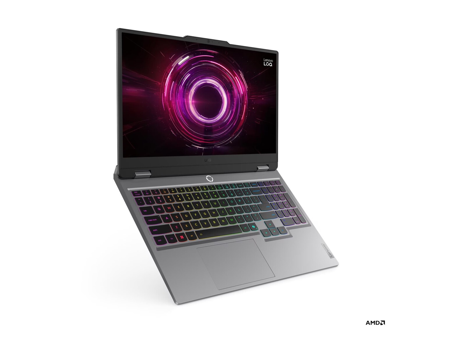 LENOVO LOQ prenosnik, AMD Ryzen 7 250, 15,6'' FHD zaslon, 32 GB RAM, 1 TB SSD, integrirana grafika (UMA), Windows 11 Home, Luna Grey, 2-letna garancija
