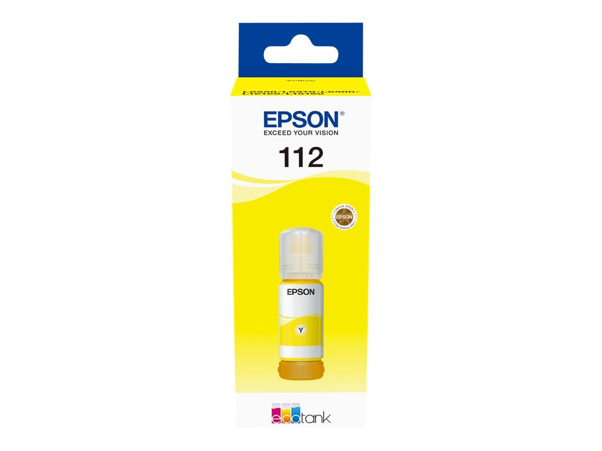 EPSON 112 EcoTank pigmentno rumeno črnilo (steklenička)