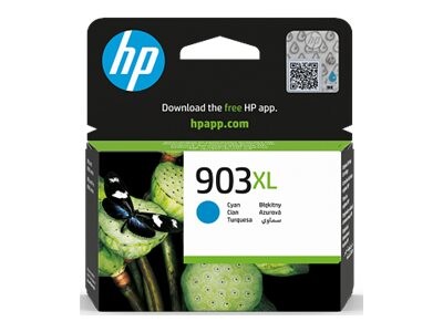 HP 903XL originalna črnilna kartuša visoke zmogljivosti, cijan