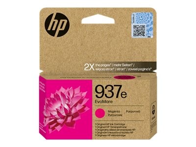 Originalna kartuša s črnilom HP 937e EvoMore, Magenta
