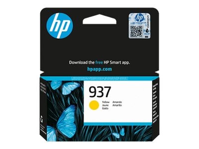HP 937 originalna rumena kartuša s črnilom