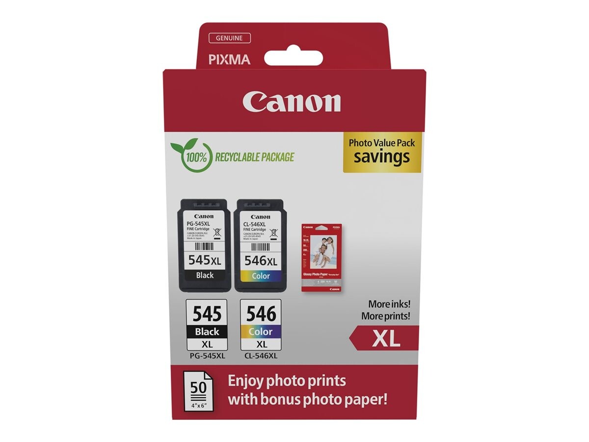 CANON PG-545XL/CL-546XL kartuša s črnilom Photo Value BL