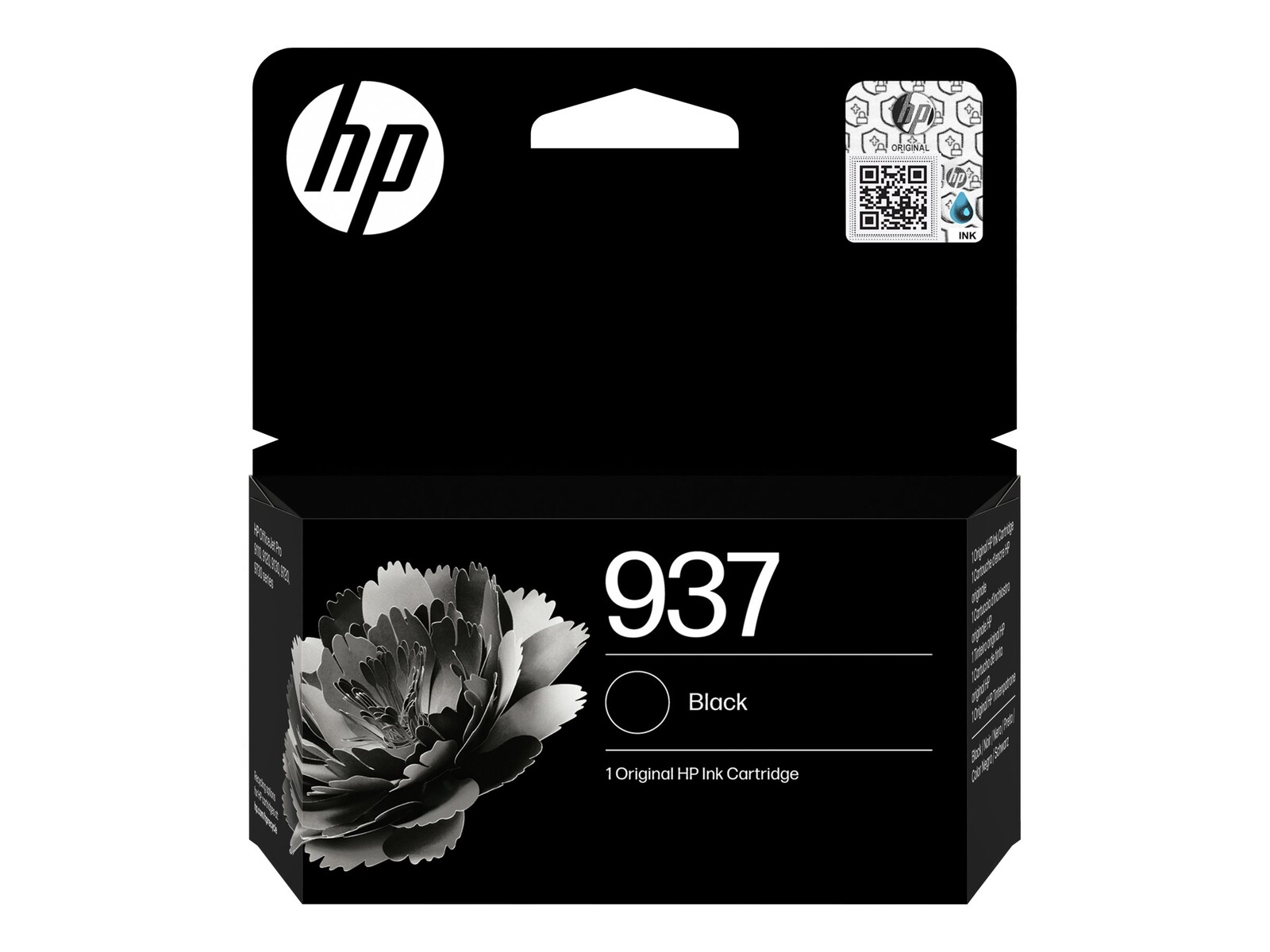 HP 937 originalna črna kartuša s črnilom