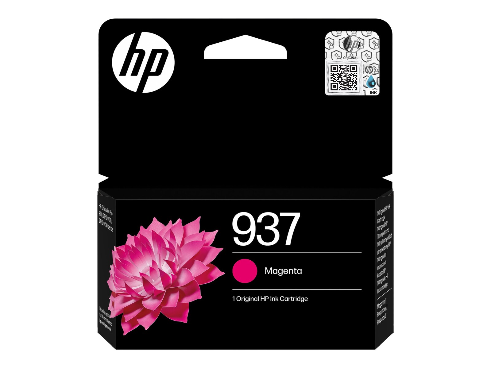 HP 937 originalna kartuša s črnilom, magenta