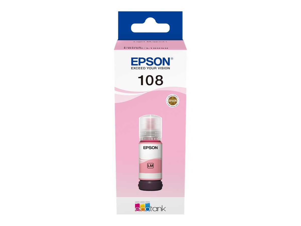 EPSON 108 EcoTank steklenička črnila Light Magenta