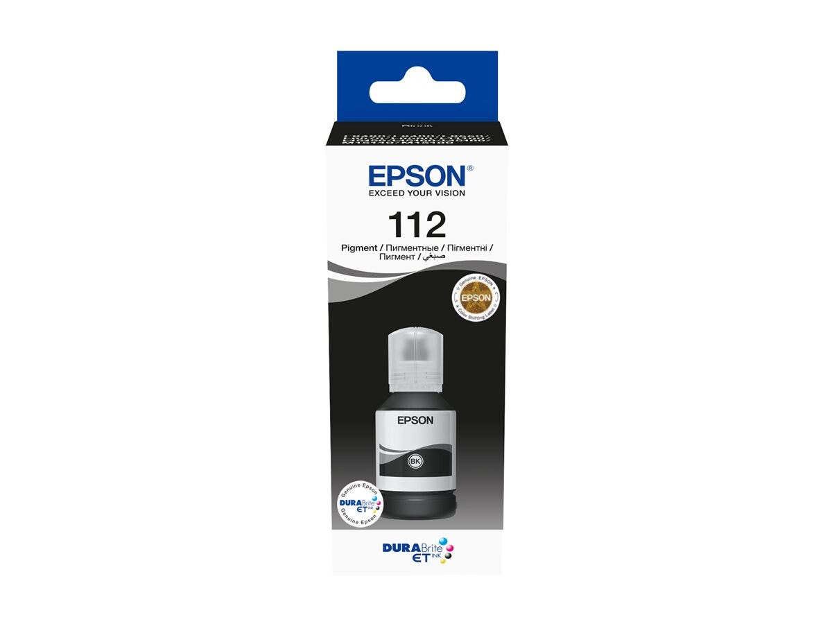 EPSON 112 EcoTank pigmentno črno črnilo, steklenička