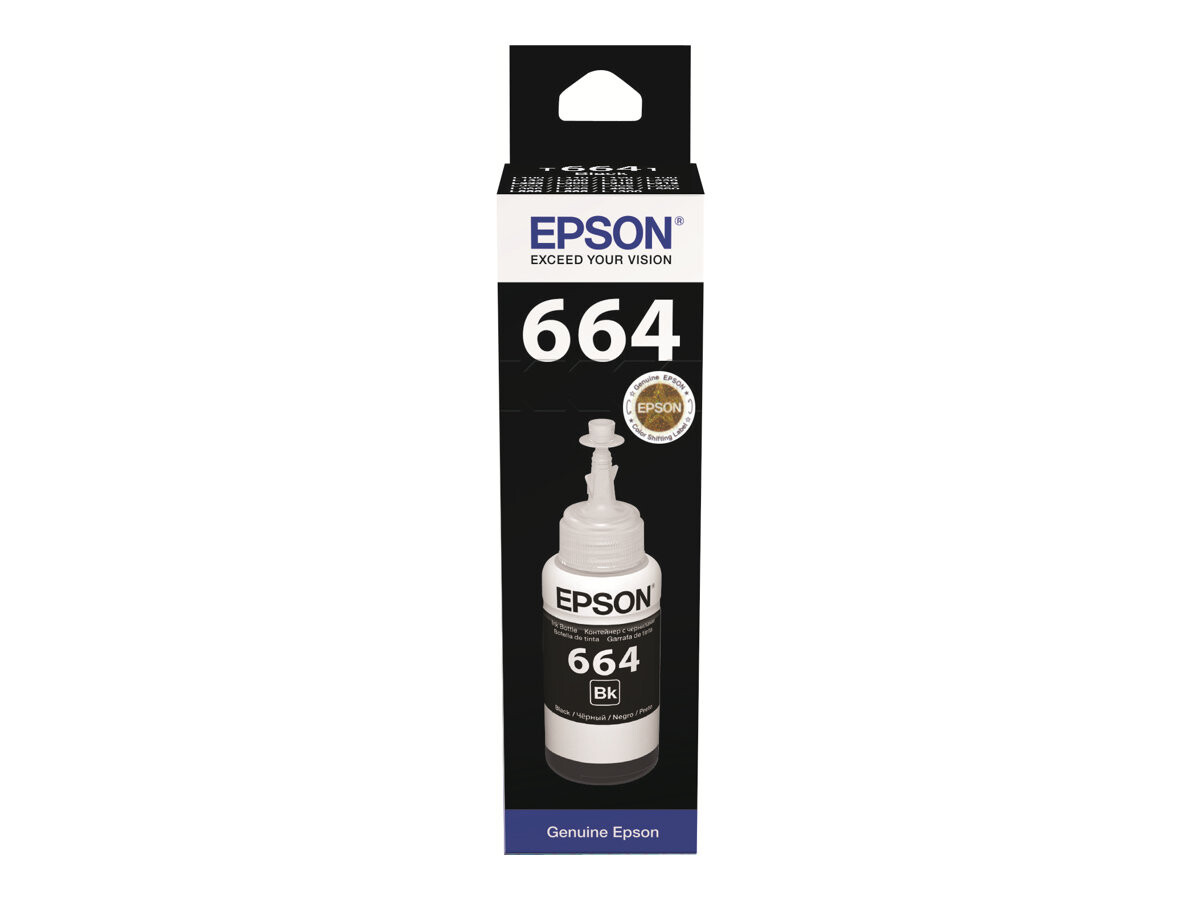 EPSON T6641 črna steklenička z 70 ml črnila