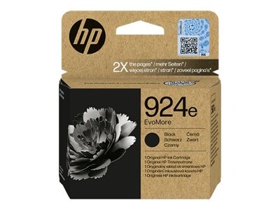 Originalna črna kartuša s črnilom HP 924e EvoMore