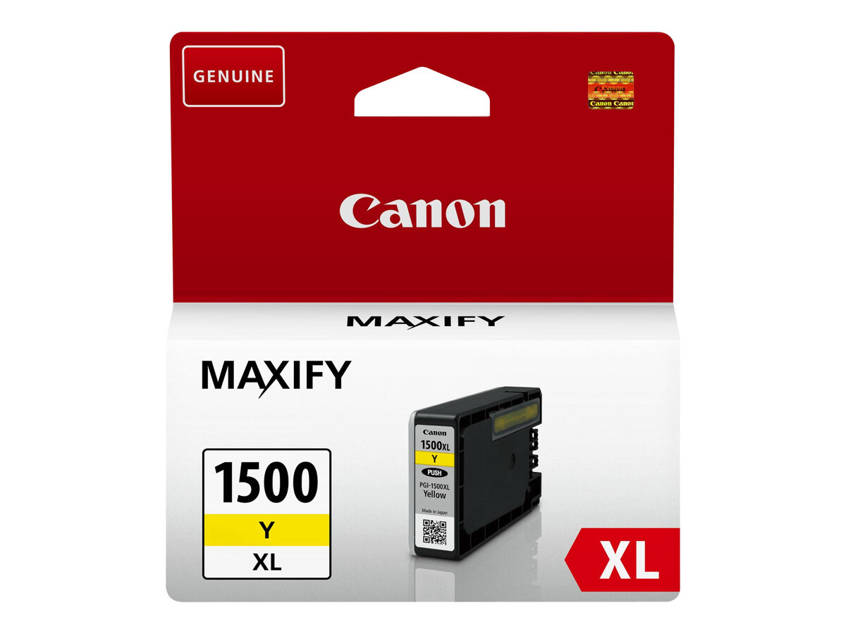 CANON kartuša s črnilom PGI-1500XL Y