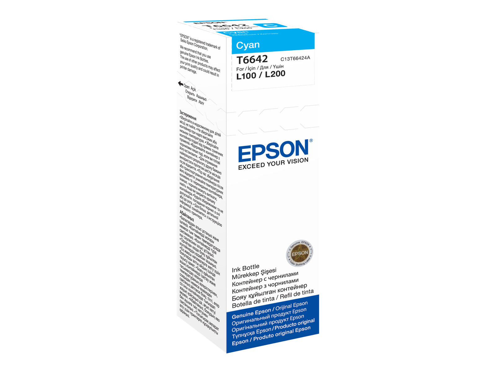 EPSON T6642 Cyan steklenička črnila, 70 ml