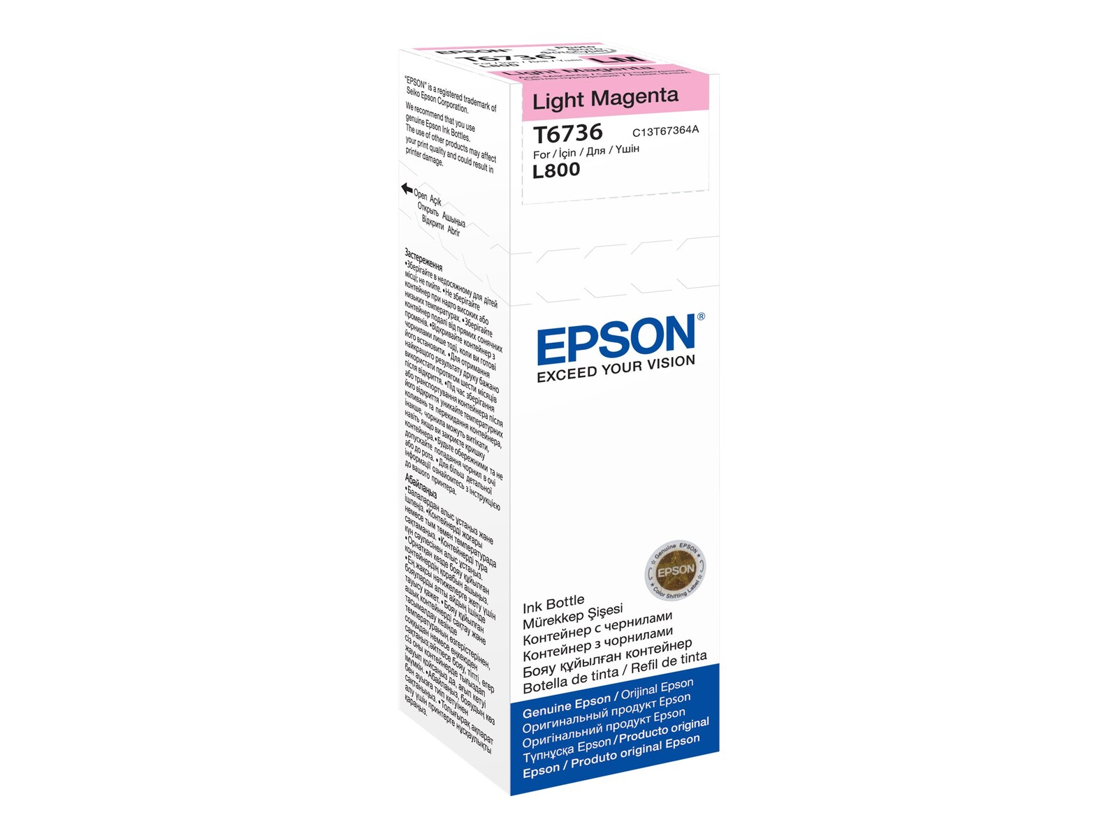 EPSON T6736 Light Magenta steklenička črnila 70 ml