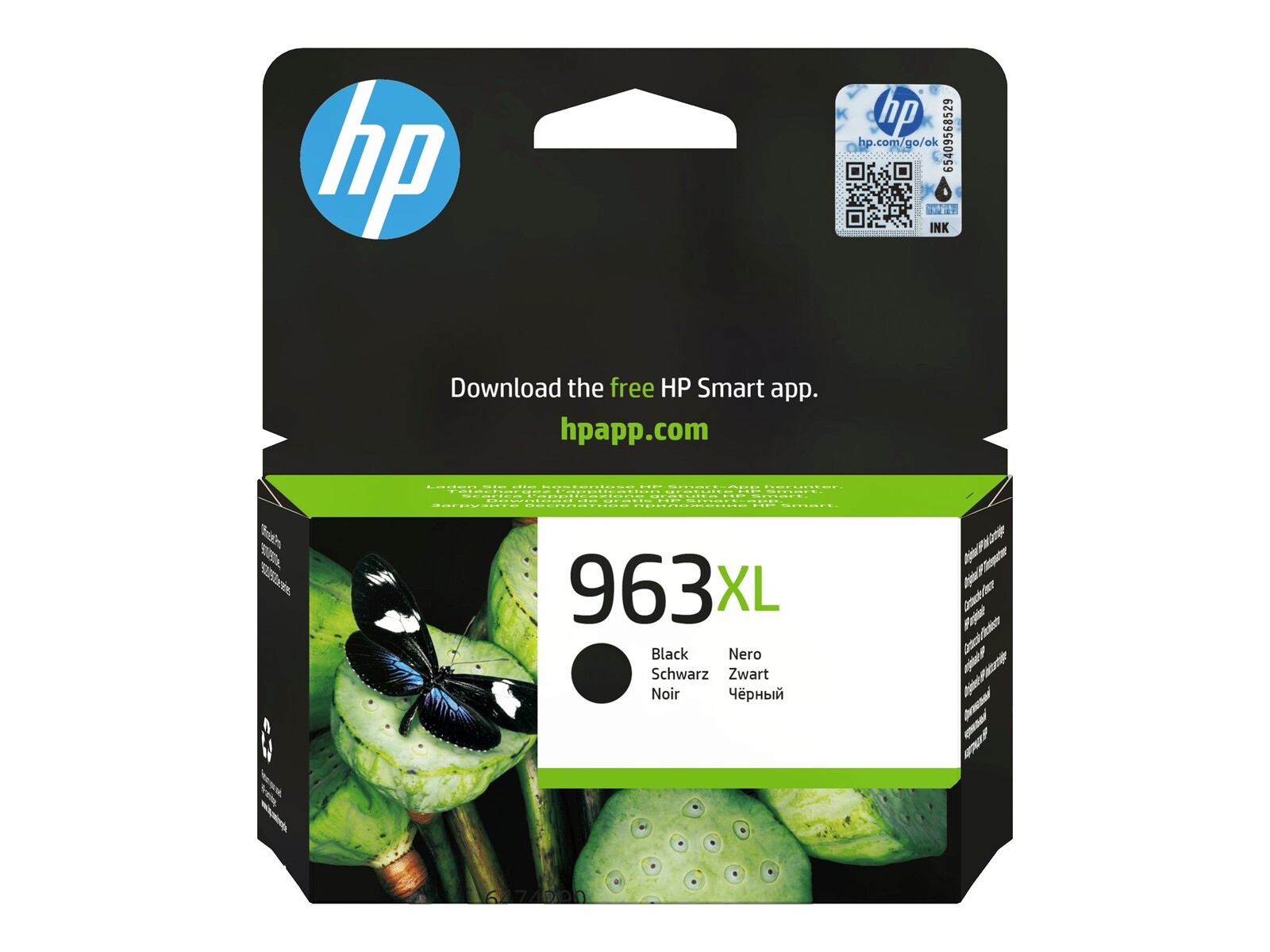 HP 963XL originalna črnilna kartuša, črna, z veliko zmogljivostjo