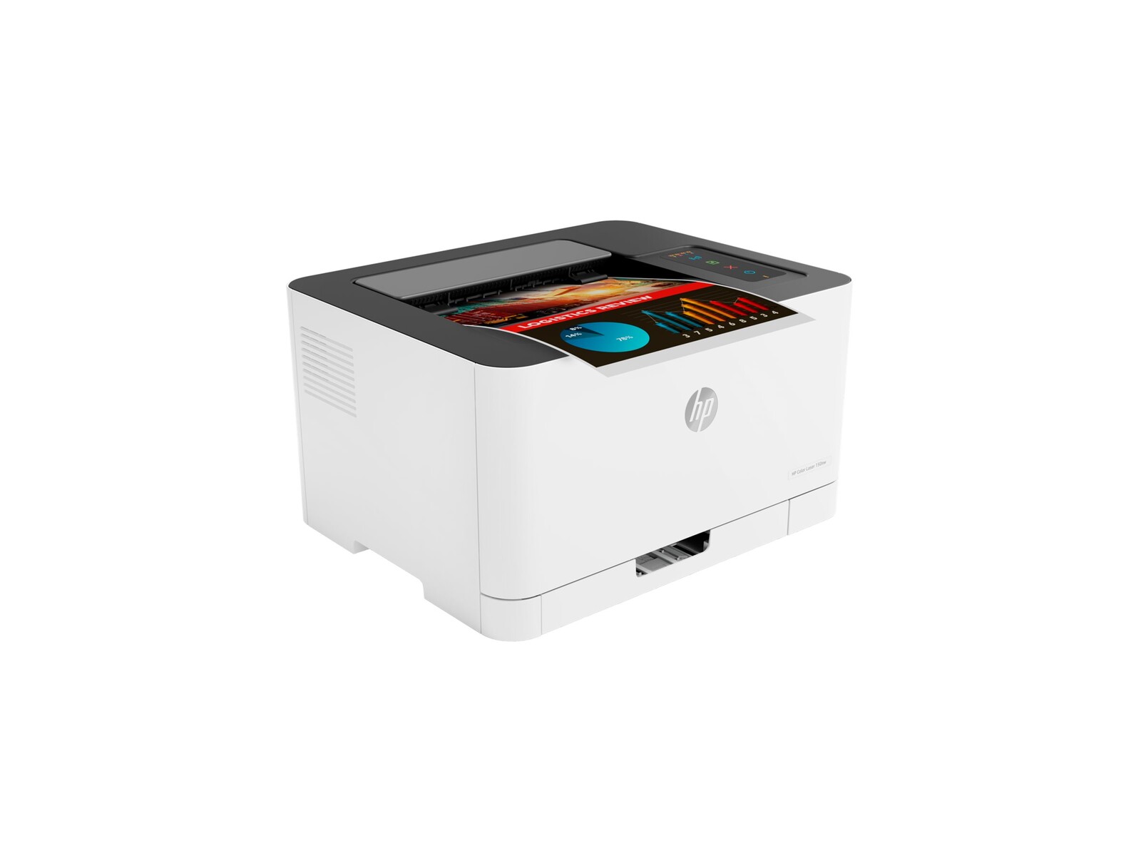 HP Color Laser 150nw barvni laserski tiskalnik A4, 600 x 600 dpi, 4 strani/min barvno in 18 strani/min črno-belo, zmogljivost 150 listov, USB 2.0, LAN, Wi-Fi