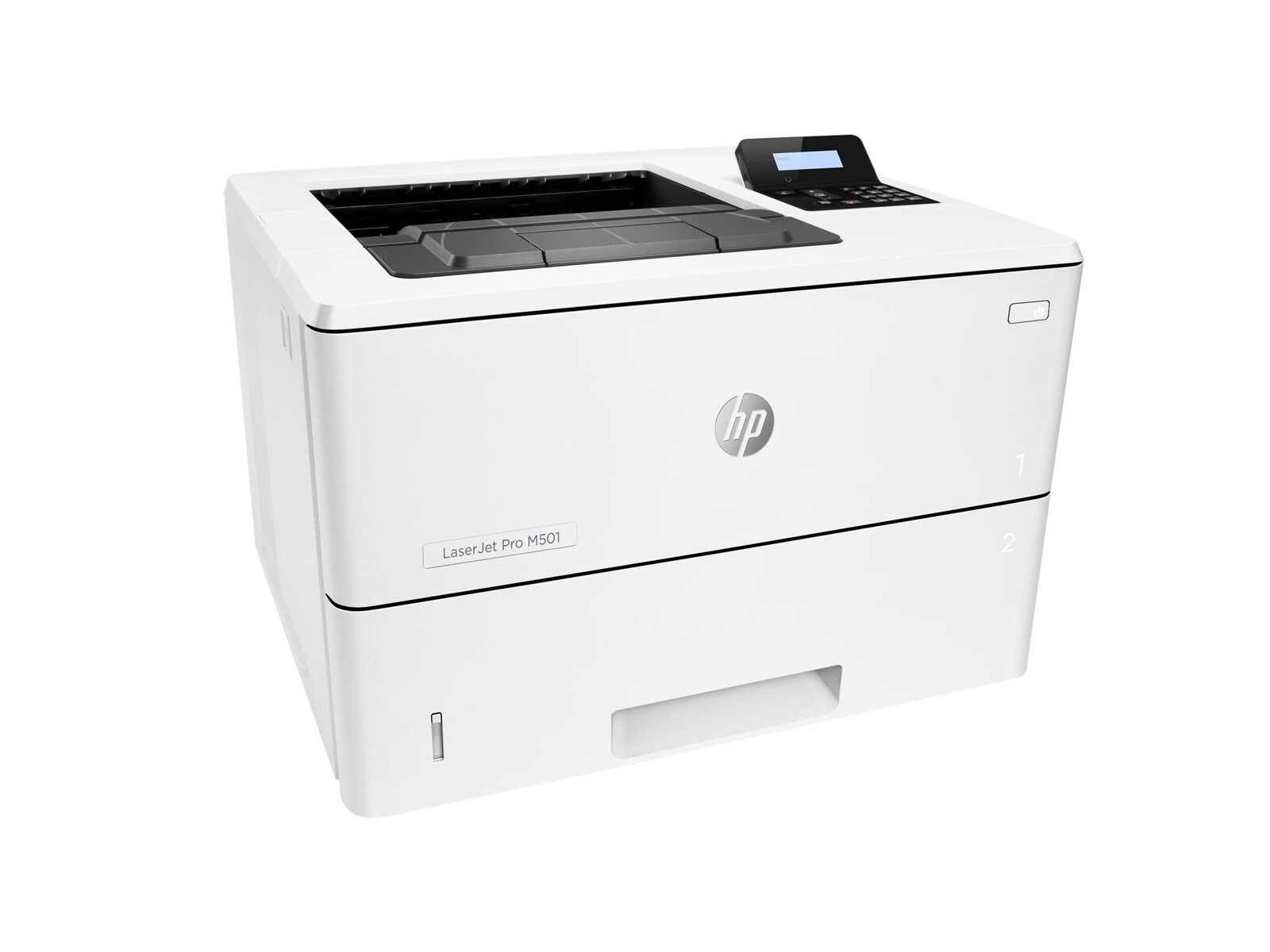 HP LaserJet Pro M501dn črno-beli laserski tiskalnik, samodejno dvostransko tiskanje, format A4, 4800x600 dpi, 43 ppm, kaseta 650 listov, USB, LAN