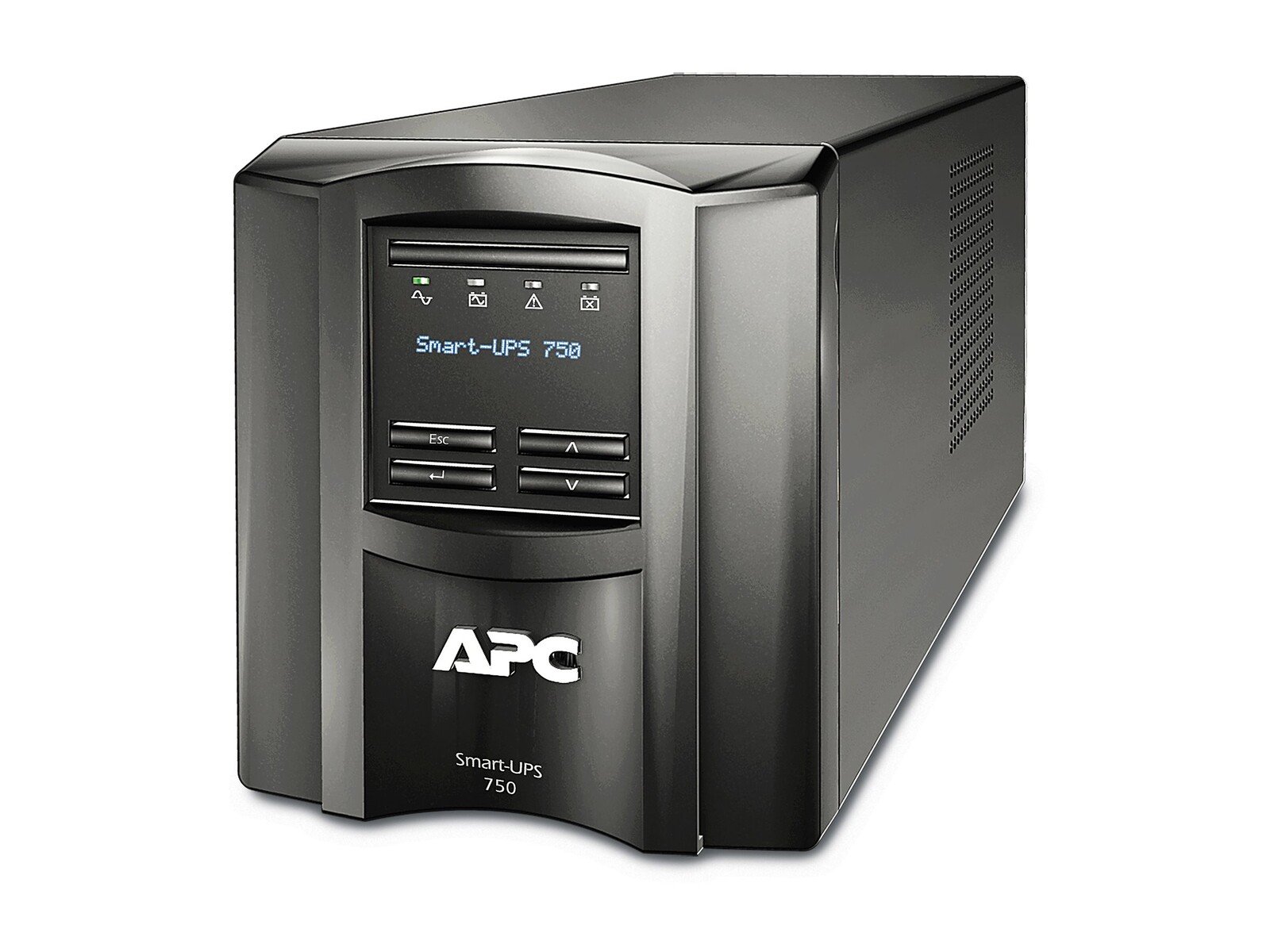 APC Smart-UPS 750 VA LCD 230 V, stolp, SmartSlot, USB, 5 min delovanja, 500 W, z SmartConnect