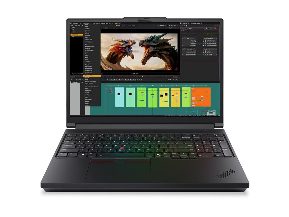 LENOVO ThinkPad P16 G3 prenosnik, Intel Core Ultra 7 255HX, 16-palčni WUXGA zaslon, 32 GB RAM, 1 TB SSD, NVIDIA RTX PRO 2000, Windows 11 Pro, črn, 3-letna garancija