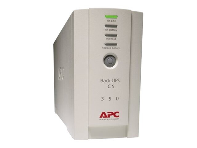APC Back-UPS CS 350 VA, 230 V, z vmesnima priključkoma DB-9 (RS-232) in USB