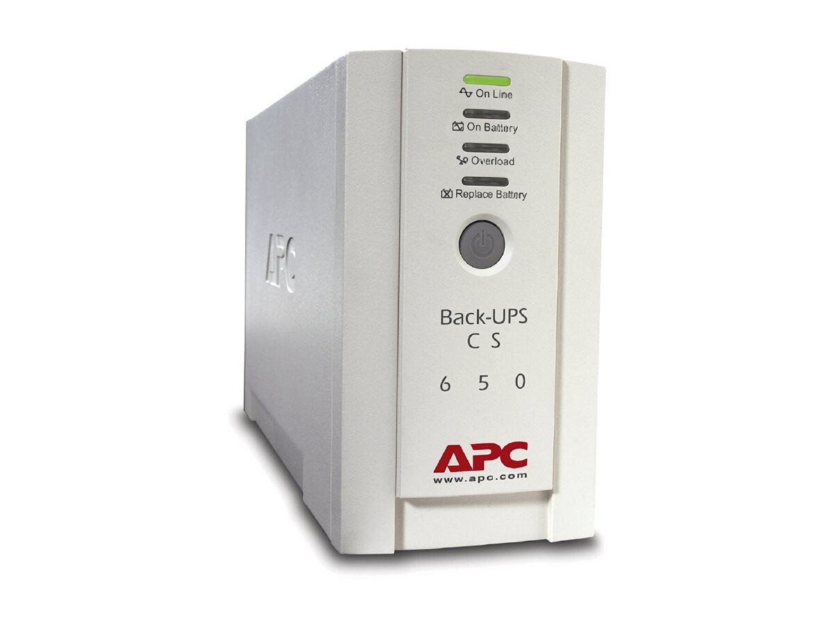 APC Back-UPS CS 650VA 230V, vmesniški priključek DB-9 (RS-232) in USB