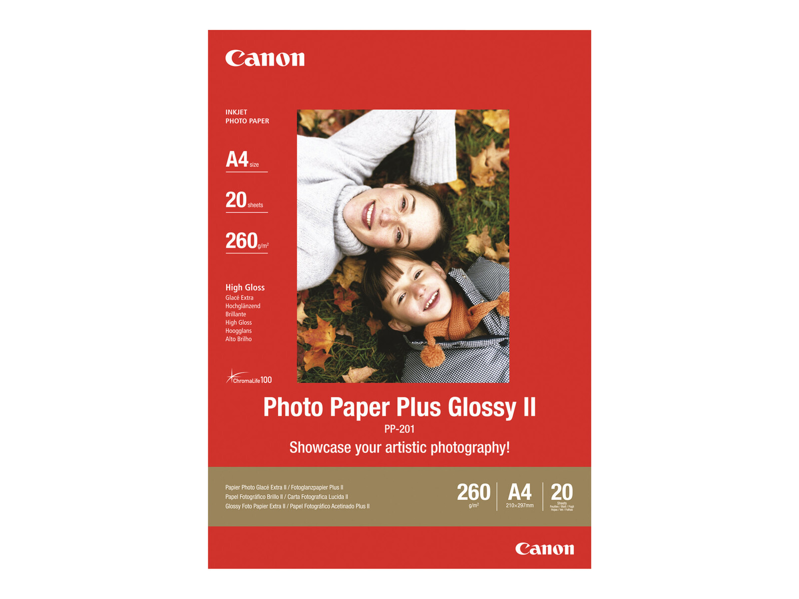CANON fotopapir PP-201, A4, 265 g/m2 - 20 kosov