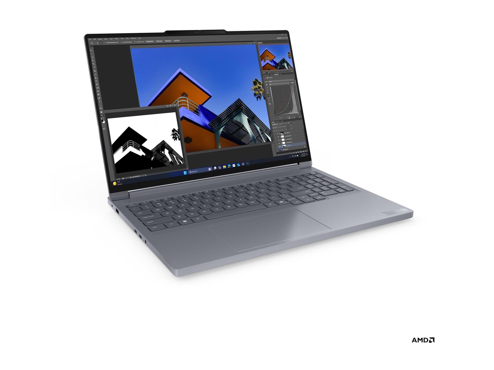 LENOVO ThinkBook 16p G6 z AMD Ryzen 9 8940HX, 16-palčni WQXGA zaslon, 32 GB RAM, 512 GB SSD, NVIDIA GeForce RTX 5060, Windows 11 Pro, Luna Grey, 3-letna garancija.