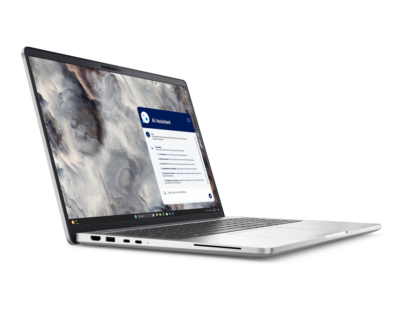 DELL Pro 16 Plus PB16250 prenosnik, Intel Core Ultra 7 268V, 16-palčni FHD+ zaslon na dotik, 32 GB RAM, SSD 1 TB, integrirana grafika (UMA), čitalec prstnih odtisov in podpora za pametno kartico, Bluetooth + Wi‑Fi, Windows 11 Pro, 3 leta ProSupport