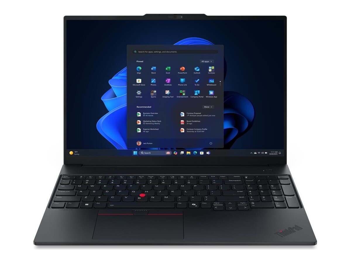 LENOVO ThinkPad E16, AMD Ryzen AI 5 330, 16-palčni WUXGA, 16 GB, 512 GB, Windows 11 Pro