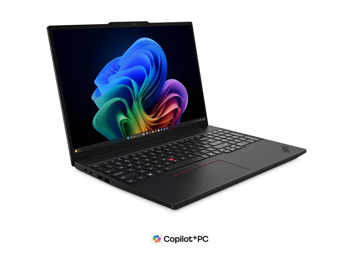 LENOVO ThinkPad T16 G5, črn prenosnik z Intel Core Ultra 7 355, 16‑palčnim WUXGA zaslonom, 32 GB RAM, 512 GB SSD, integrirano UMA grafiko, Windows 11 Pro, 3‑letna garancija