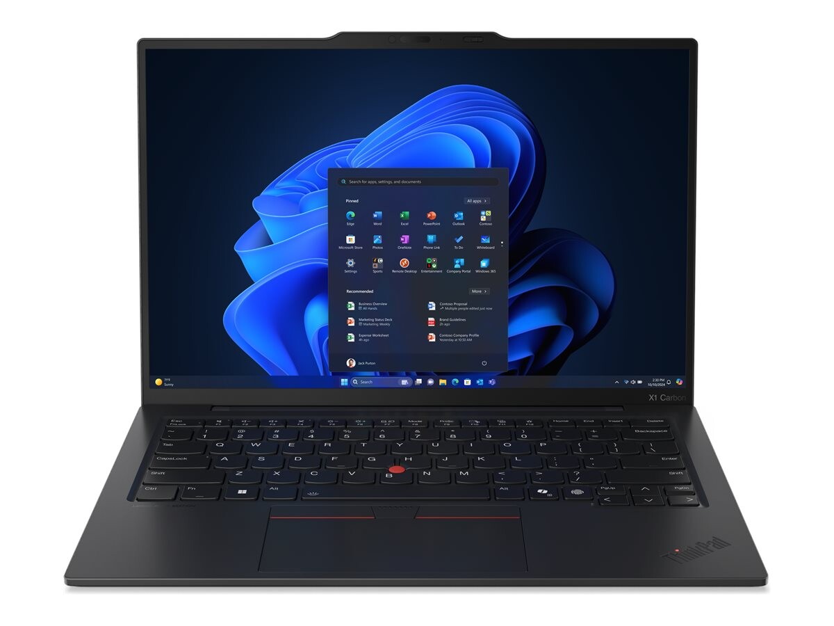 LENOVO ThinkPad X1 Carbon G13 Aura Edition prenosnik, Intel Core Ultra 7 265U, 14-palčni WUXGA, 64 GB RAM, 1 TB SSD, UMA, Windows 11 Pro, črn, 3-letna garancija