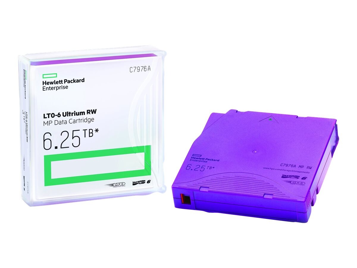 HPE LTO-6 6,25 TB RW podatkovna kaseta