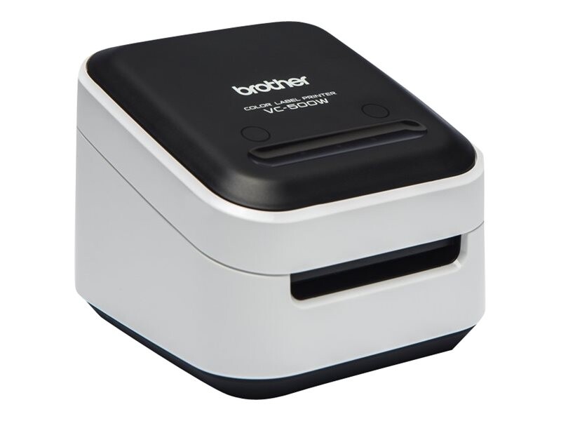Barvni etiketni tiskalnik BROTHER VC-500W, neposredno termično tiskanje, rolna širine 5 cm, 313 dpi, hitrost 8 mm/s (mono/barvno), USB 2.0, Wi-Fi, rezalnik