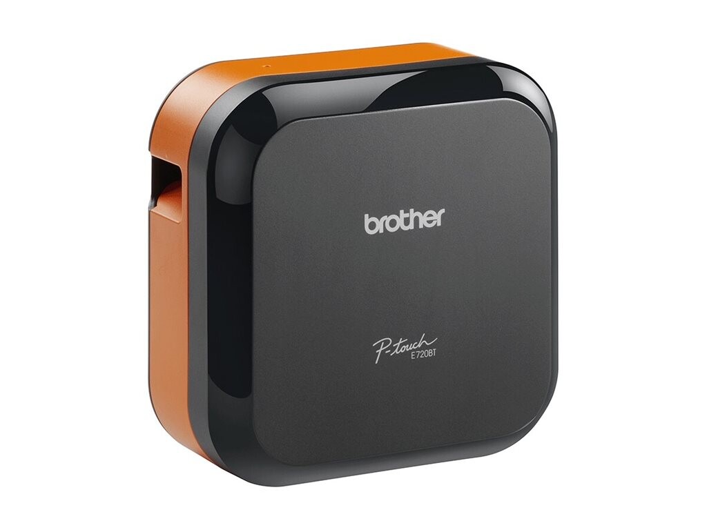 BROTHER PT-E720BT Cube profesionalna Bluetooth etiketirka, zasnovana za uporabnike v gradbeništvu, tiska etikete do 24 mm širine.