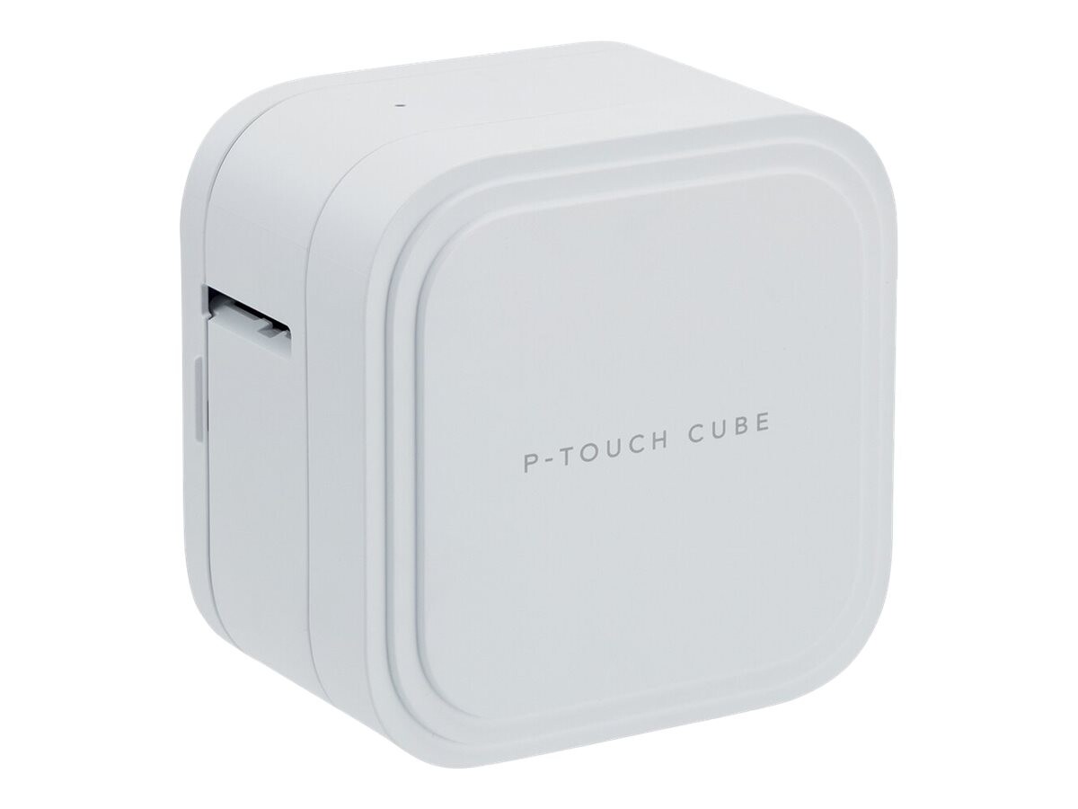 BROTHER P-Touch Cube Pro PT-P910BT etiketni tiskalnik za etikete do 36 mm, ločljivost 360 DPI, hitrost tiskanja 20 mm/s, USB 2.0, Bluetooth 5.0, vgrajen rezalnik, v beli barvi