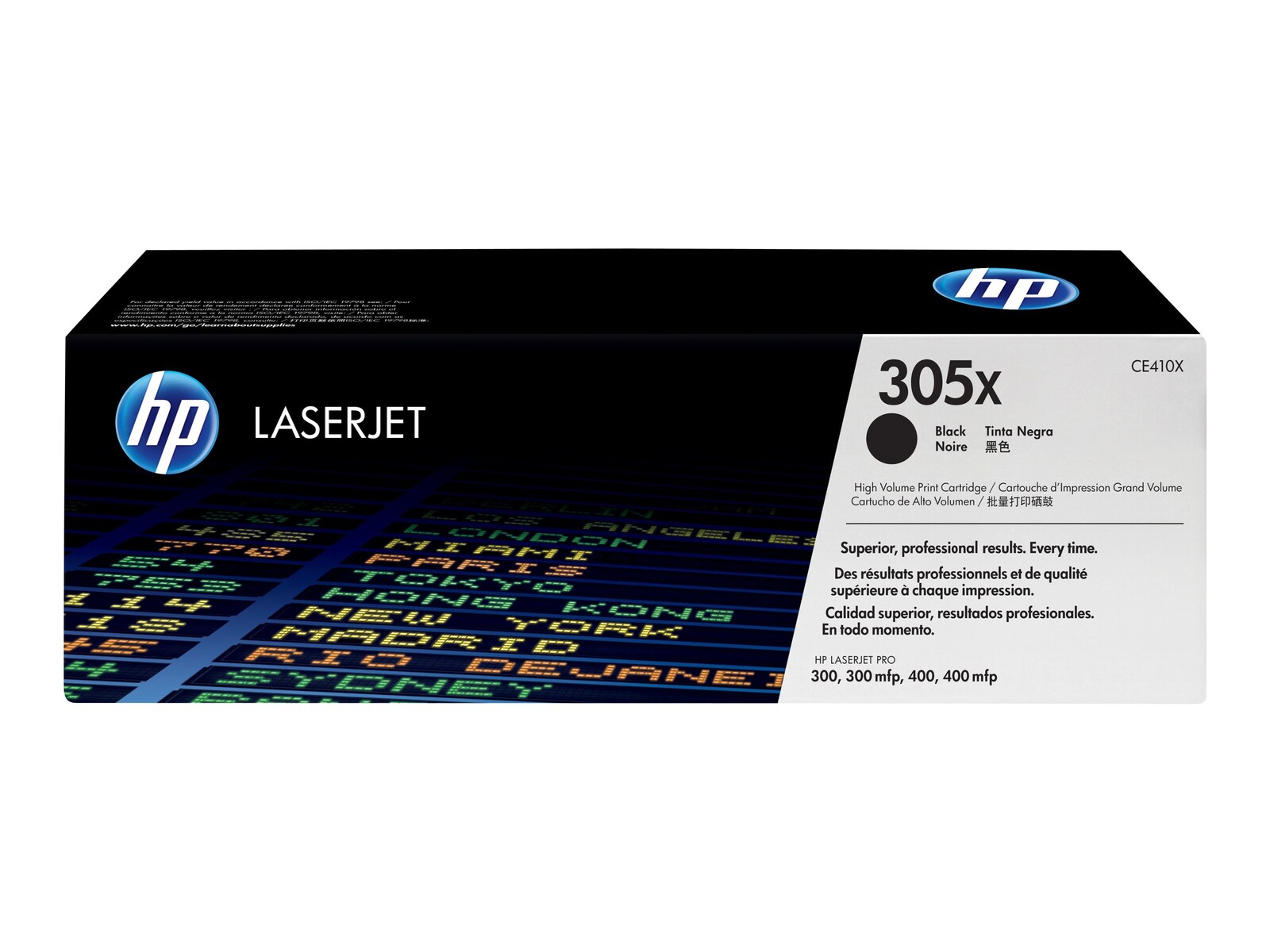 Izvirni toner HP 305X LaserJet, črne barve, visoke zmogljivosti, 4.000 strani, 1 kos