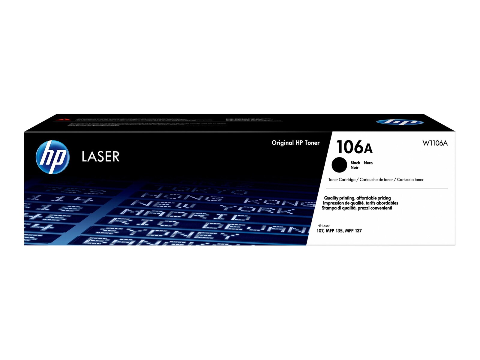 Izvirni črni laserski toner HP 106A