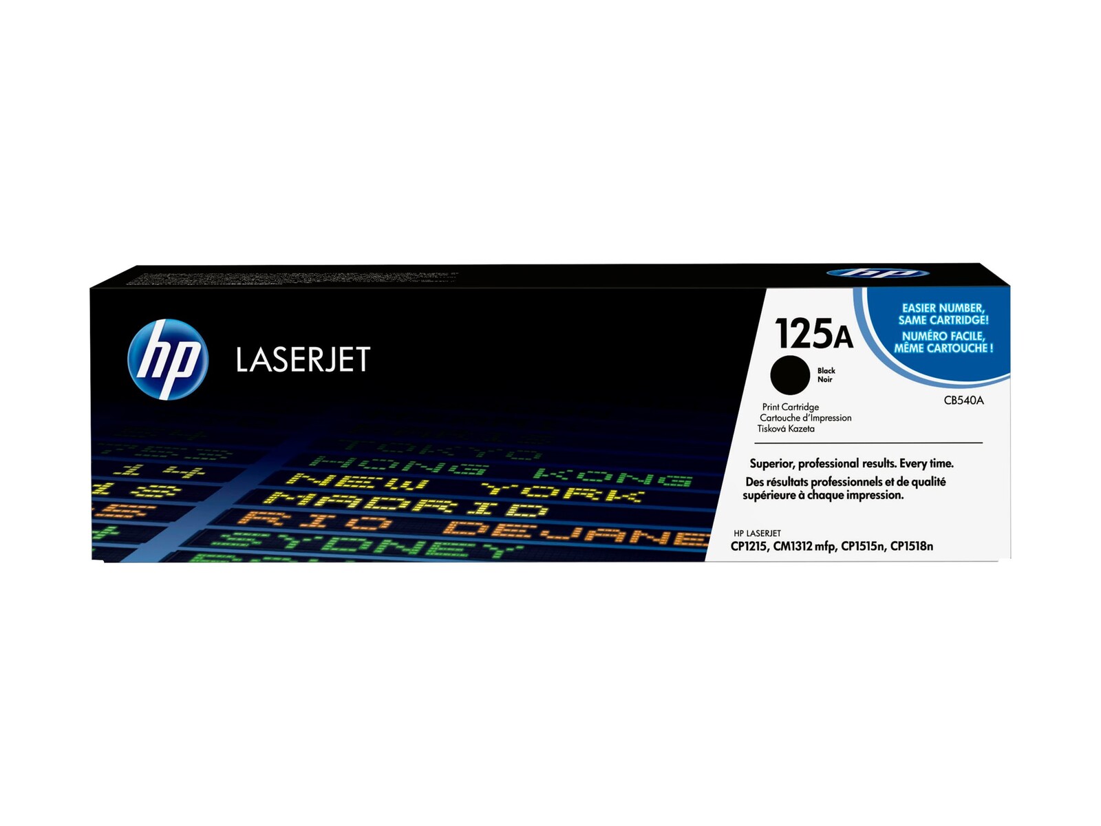 HP 125A Colour LaserJet izvirna tonerska kartuša, črna, standardna zmogljivost 2.200 strani, 1 kos