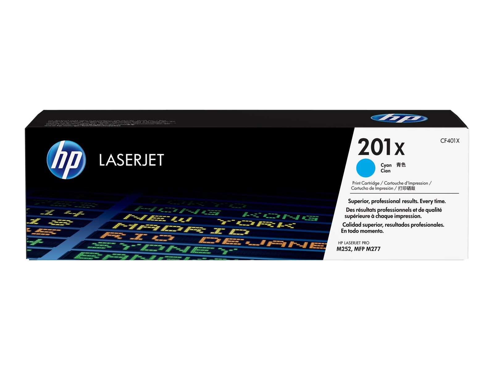 Toner HP 201X, Cyan, 2.300 strani, visoka zmogljivost
