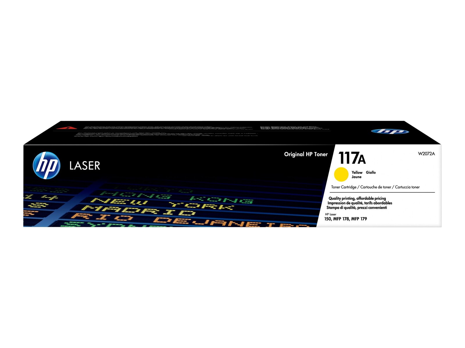 HP 117A rumena originalna laserska kartuša s tonerjem