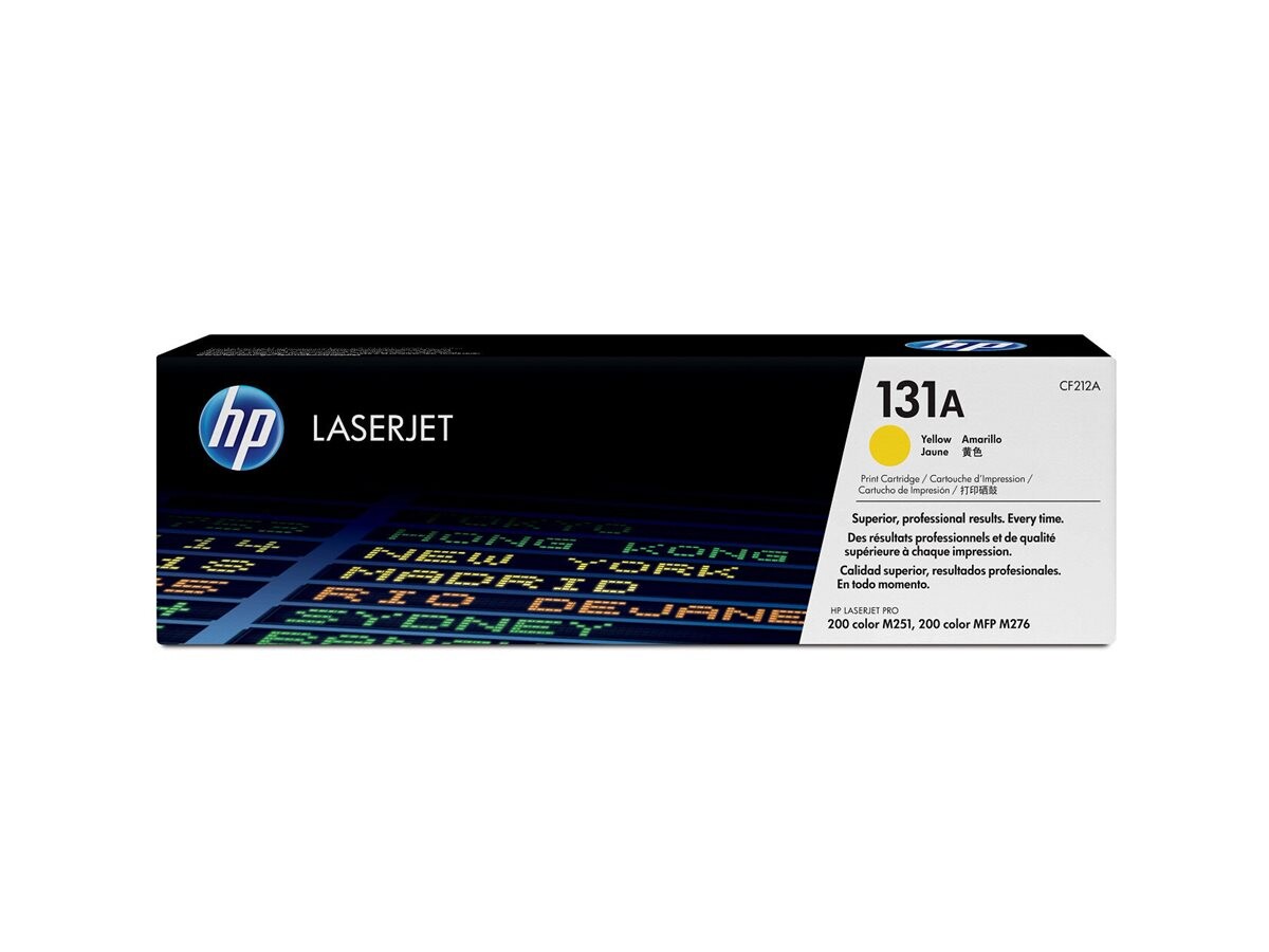 HP 131A originalna kartuša s tonerjem, rumena, standardne kapacitete 1.800 strani, 1 kos
