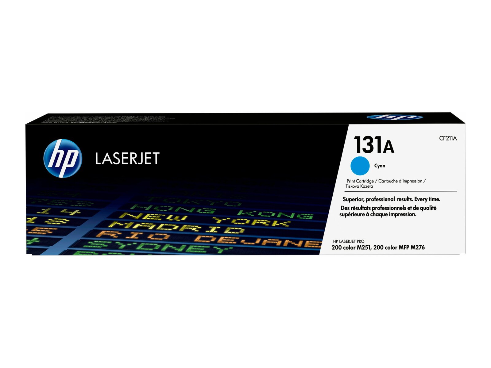 Originalna tonerska kartuša HP 131A, Cyan, s standardno zmogljivostjo za 1.800 strani, 1 kos v pakiranju.