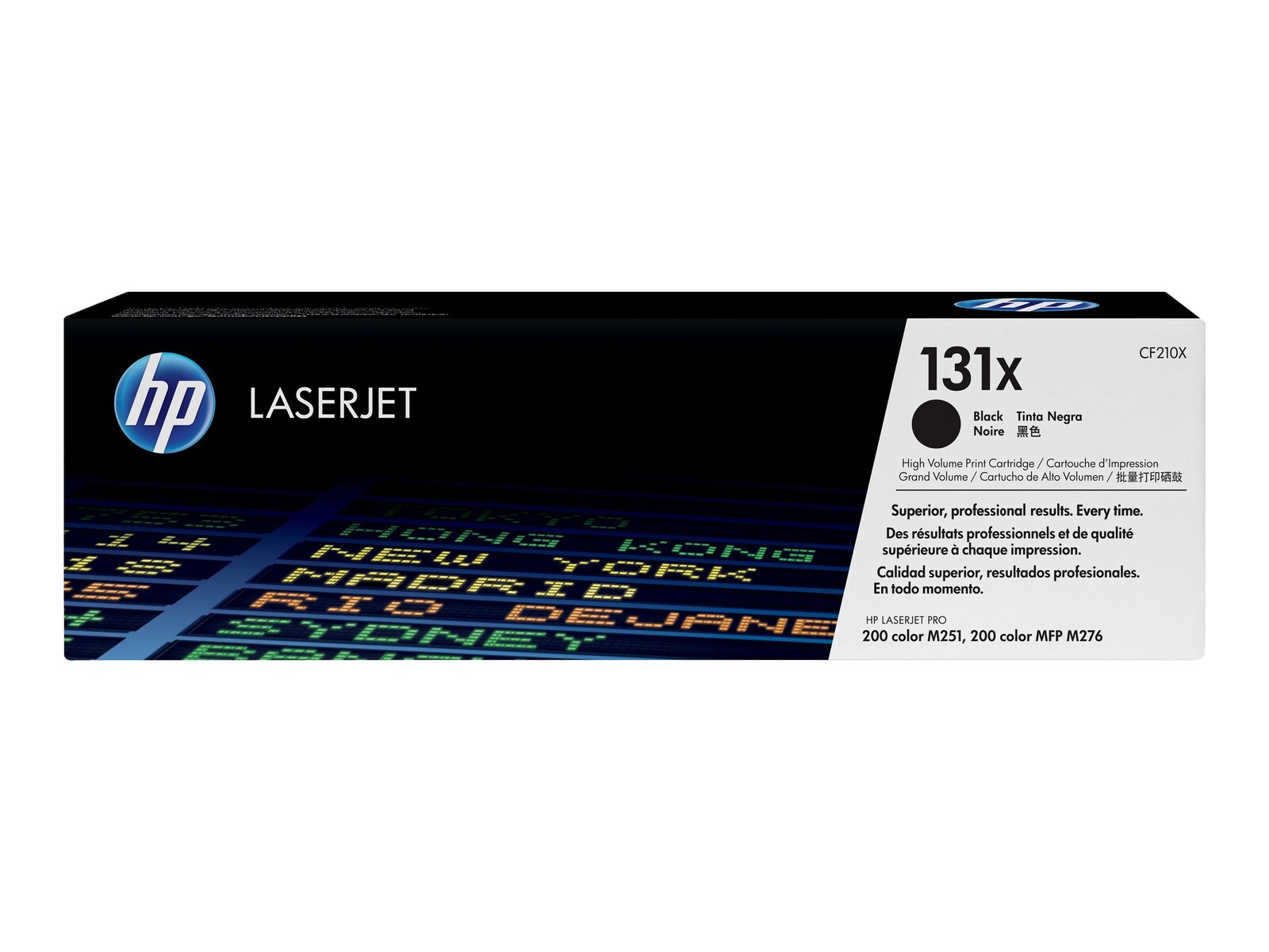 HP 131X izvirna tonerska kartuša, črna, visoke zmogljivosti, 2.400 strani, 1 kos