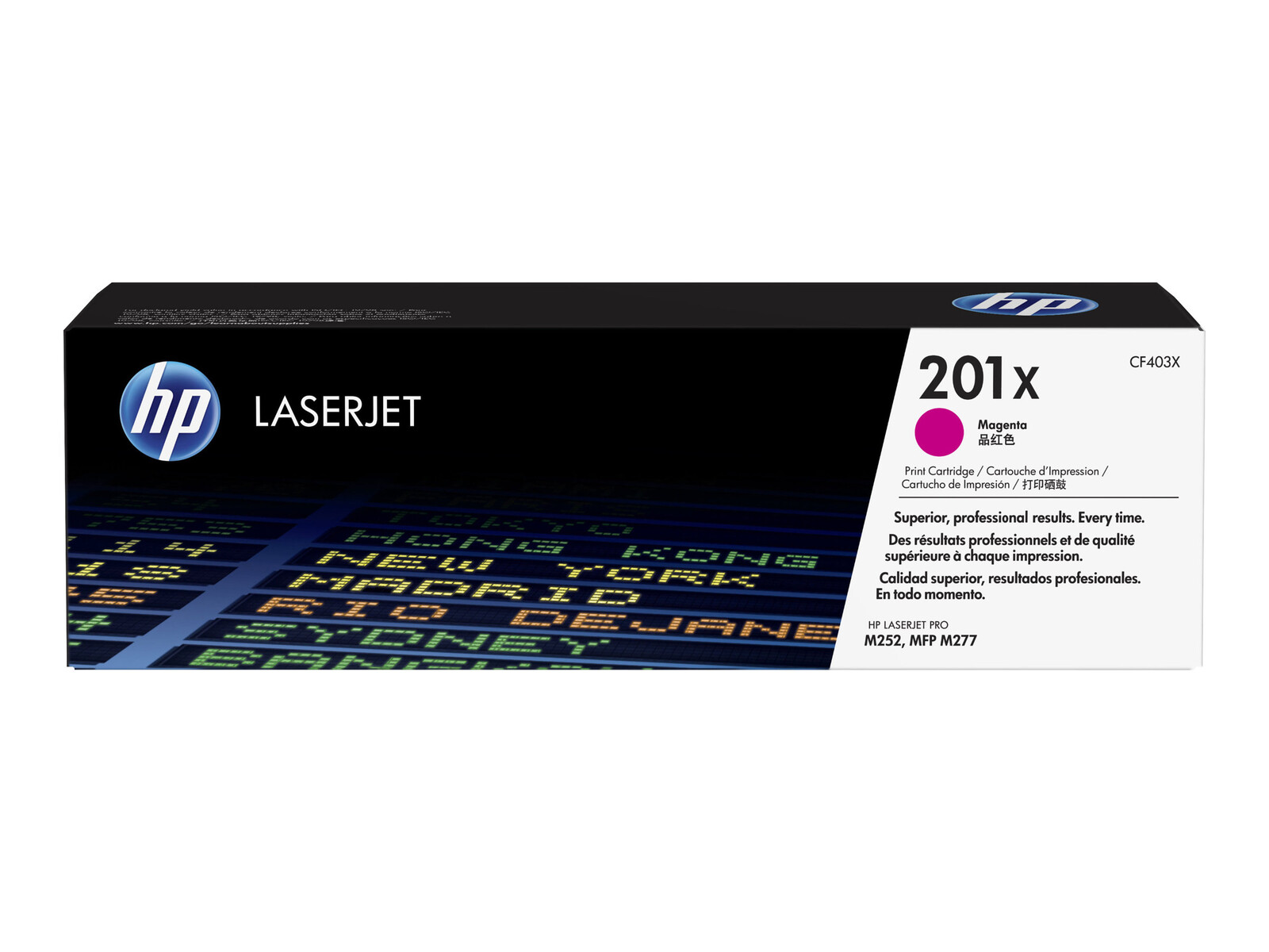 HP 201X toner kartuša, magenta, 2.300 strani, z visoko zmogljivostjo