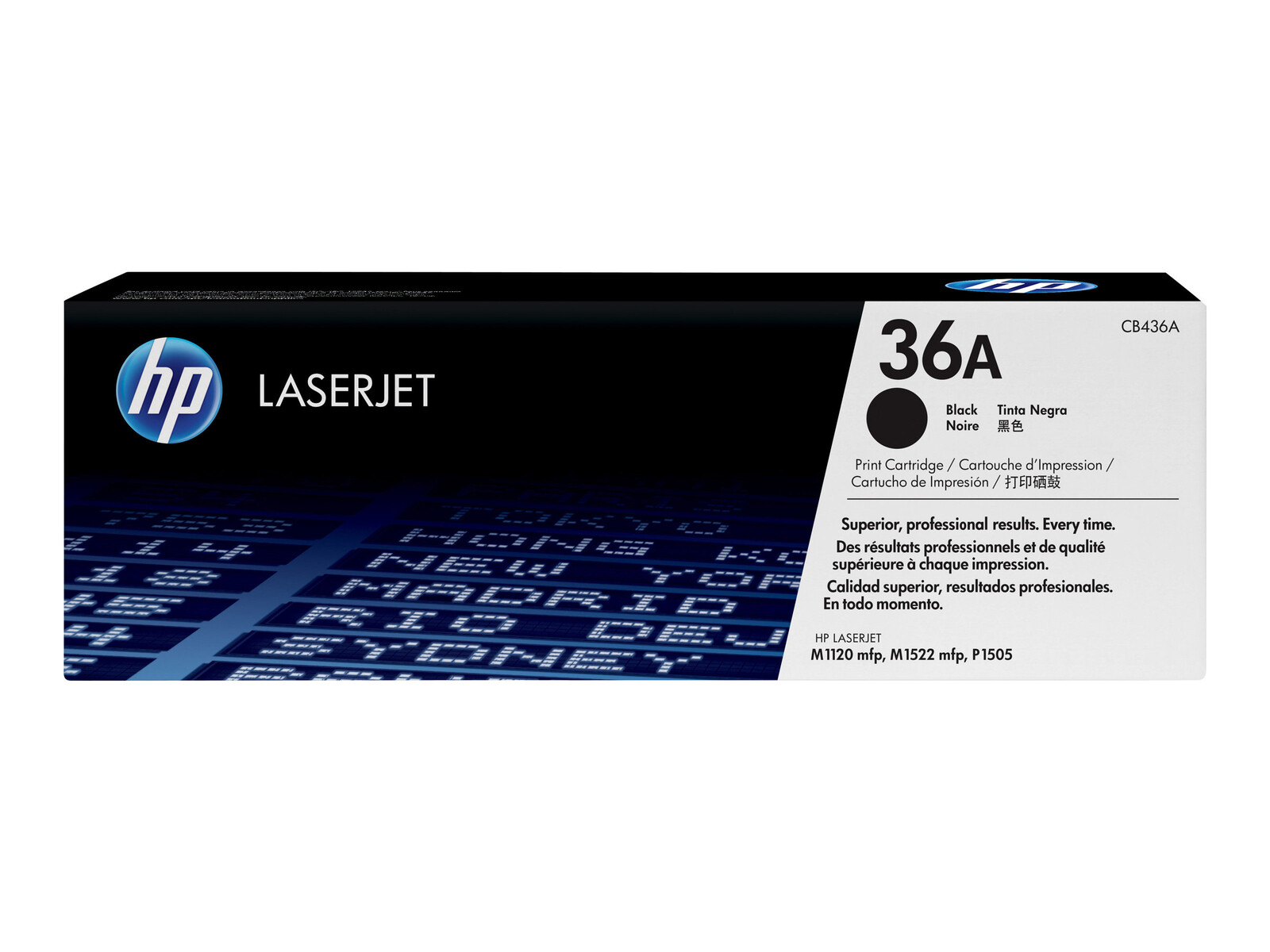 HP 36A LaserJet originalna kartuša s tonerjem, črna, standardna zmogljivost, 2.000 strani, 1 kos