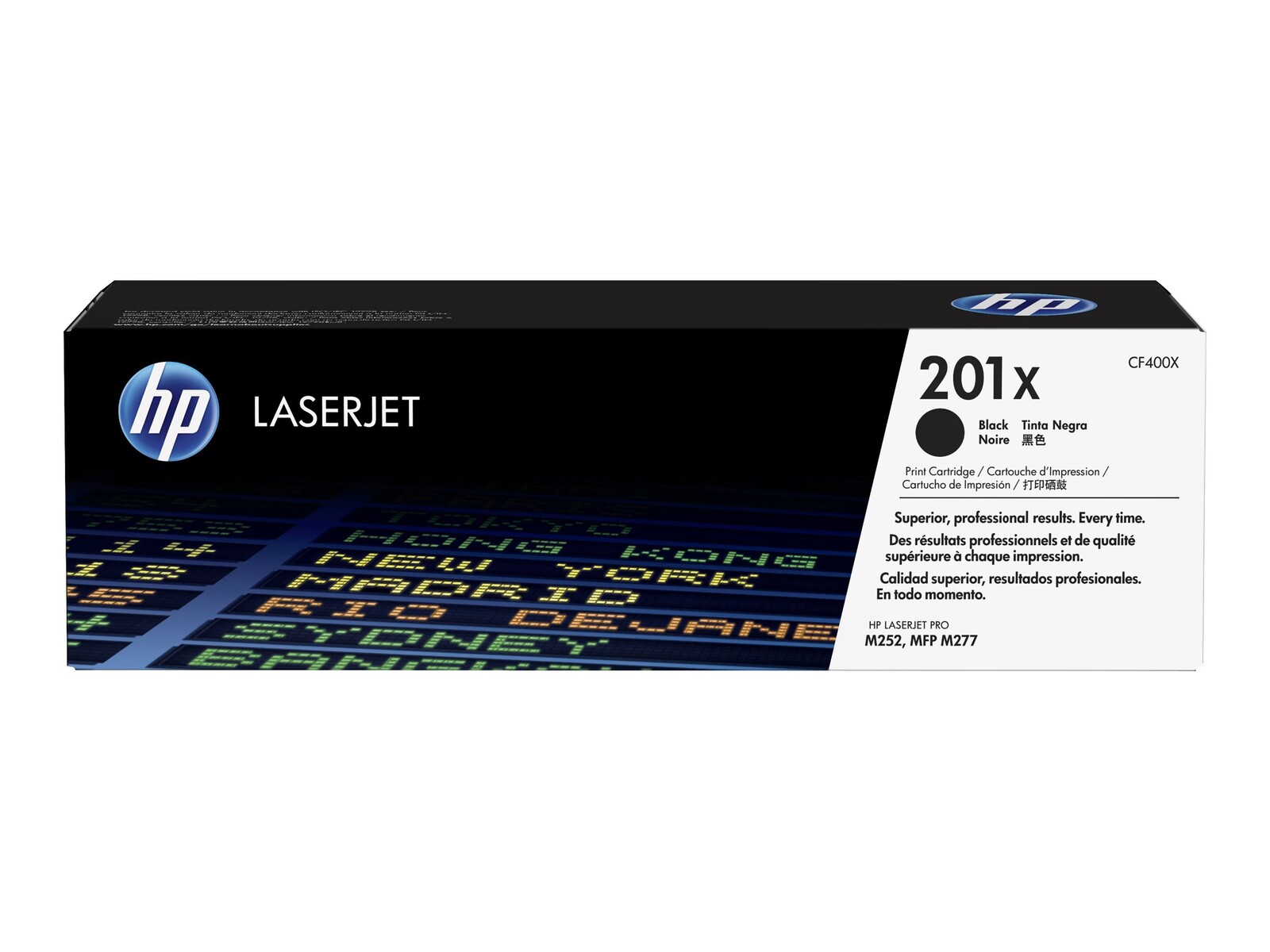 HP 201X toner kartuša, črna, visoke zmogljivosti, 2.800 strani